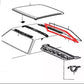 Rear Glass weatherstrip  Toyota Corolla 1980-1983 (Ke70)