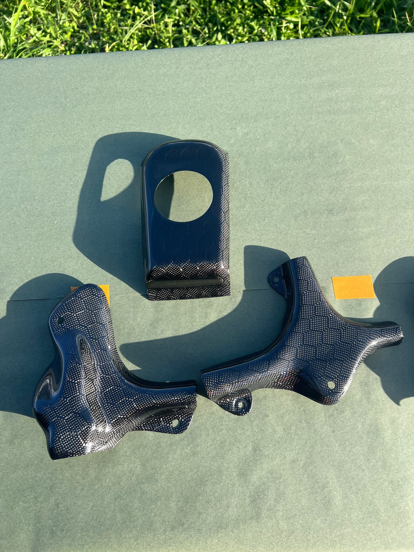 Carbon Fiber Fuel Tank Cover and Frame Cover Yamaha Banshee