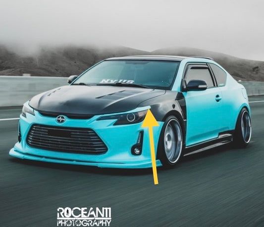 Fiberglass Eyelid Scion TC 2014-2016