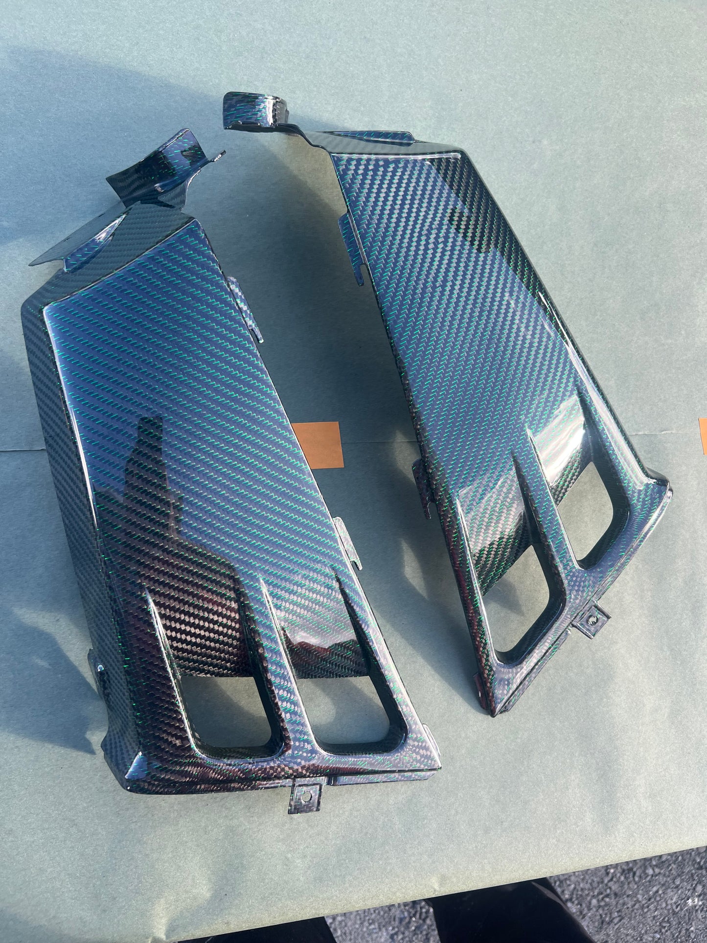 Side tank plastics for Yamaha Banshee