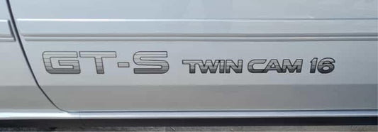 GT-S twin cam 16 Toyota Corolla 1986-1987 Ae86 Door Decals