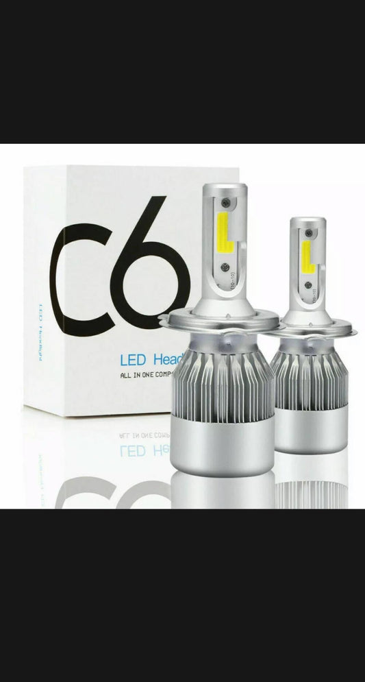 C6 LED HeadLights / Bulbs 12LM