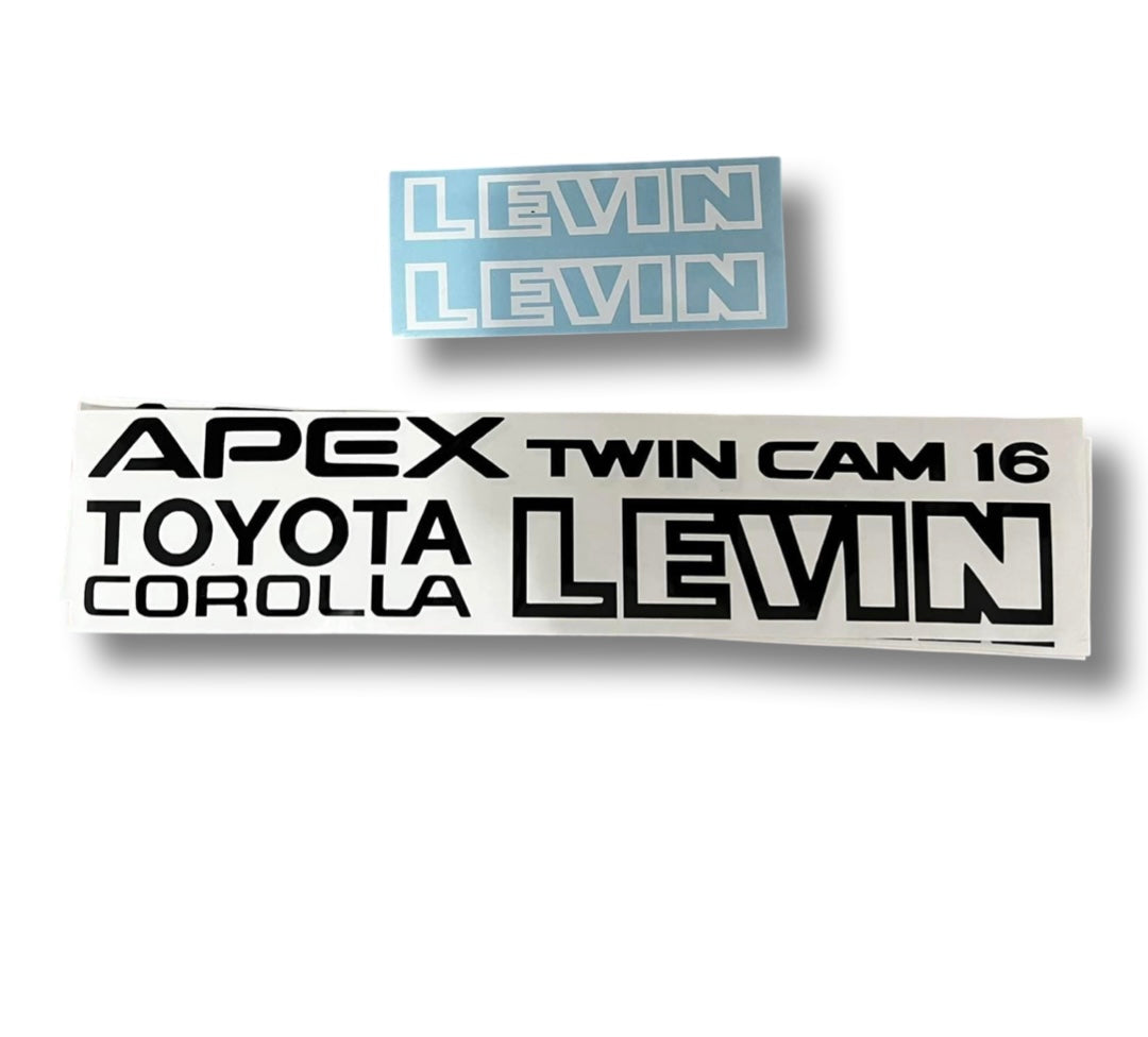 Toyota Ae86 trunk sticker ( LEVIN ) 1984-1987