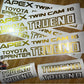 Toyota Ae86 trunk sticker ( Trueno ) 1984-1987